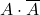 A \cdot \overline{A}