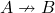 \displaystyle A\nrightarrow B
